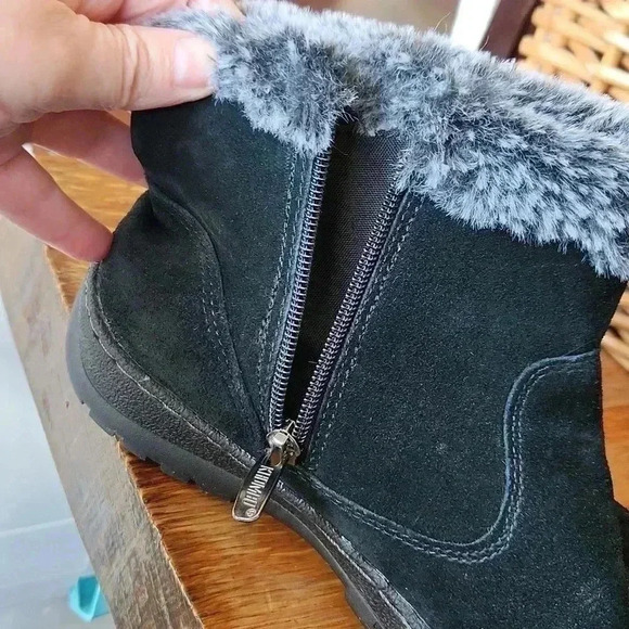 Khombu Iris Winter Snow All Weather Ankle Boots Black Size 7 M - Picture 7 of 15
